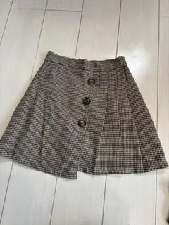 GRLチェック柄プリーツスカートSサイズ