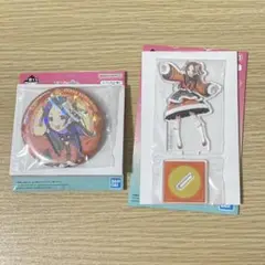 学園アイドルマスター 学マス 倉本千奈 アクリルスタンド 缶バッジ　一番くじ