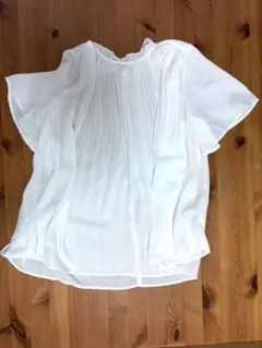 ☆ROPE' PICNIC 半袖　シフォンブラウス　白