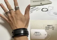 werkstatt munchen レザーコンビブレスレット werkstatt munchen レザーコンビブレスレット