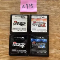 a705 ポケットモンスター ホワイト.2.ブラック.2の4本セット