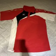 MIZUNO テニスウェア ポロシャツ レッド