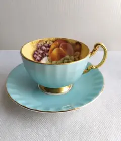 美品エインズレイ（AYNSLEY）オーチャードゴールド お皿 - メルカリ