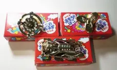 フエラムネ 旧型新宇宙怪獣5種 台座怪獣 ペラ怪獣 おもちゃ箱付き