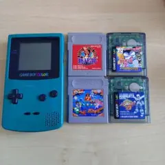 し*ん様 【ジャンク品】ゲームボーイカラー本体＋ソフト4点