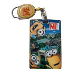 ミニオンズ USJ パスケース リール付き 定期入れ