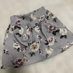ダズリン　花柄バルーンスカート　ミニスカート