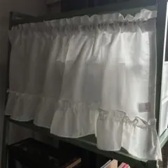 카페 커튼 핸드메이드 오프 화이트