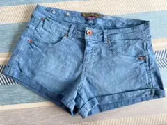 【Bershka】ジャガード ショートパンツ BLUE ペイズリー ZARAのサムネイル