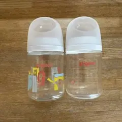 pigeon 母乳実感 哺乳瓶 ガラス 160ml 2本、SS乳首1つセット