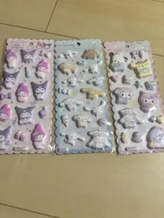 新品　希少　クラックス サンリオ　もちもちマシュマロシール 3枚セット