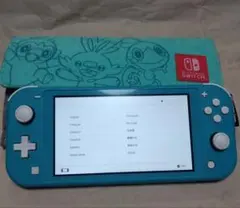 Nintendo Switch Lite ターコイズ 箱つき＋フェルトケースつき