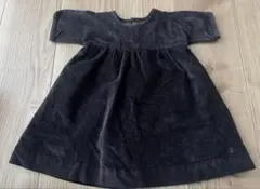 プチバトー　コーデュロイ　ワンピース80