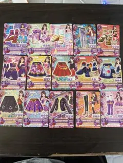 【最終】アイカツカード 紫吹蘭　15枚セット　出品10/5まで
