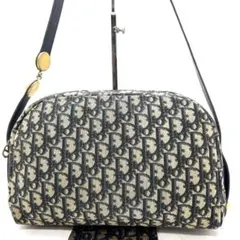 【美品】Dior ワンショルダー ショルダー バッグ トロッター キャンバス