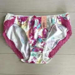 ◉新品 花柄 ショーツ Lサイズ ピンク系