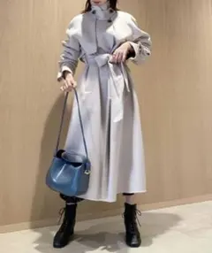 2026年最新】ウロコカシミアスタンドカラーコートの人気アイテム