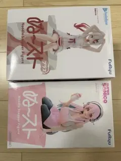 すーぱーそに子 ホロライブ 百鬼あやめ ぬーどるストッパーフィギュア 2종 세트