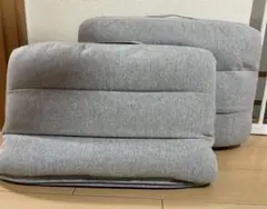 持ち手付カバー洗える背もたれイス 2個セット