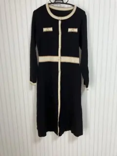 韓国風ニットワンピース