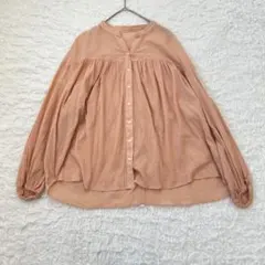 UNITED ARROWS ウール混 ペプラムブラウス ベージュ とろみ - メルカリ
