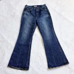 MOUSSY FLARE マウジー デニム ダメージ加工 フレア　28