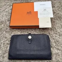 HERMES エルメス ドゴン GM 黒　ブラック　ノアール　デュオのサムネイル