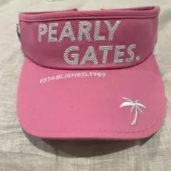 PEARLY GATES ピンクバイザー