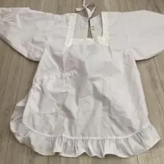 昭和レトロ ホームウェア 割烹着 ホワイト