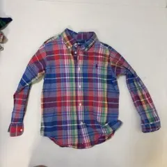 Ralph Lauren チェック柄長袖シャツ 120