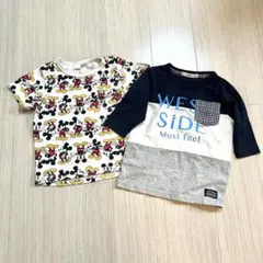 男の子　120 トップス　ミッキー　Tシャツ 2枚セット