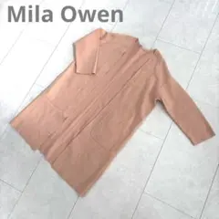 Mila Owen ピンクニット コクーン コート　カーディガンサイズ1のサムネイル