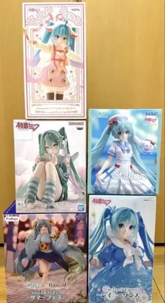 初音ミクフィギュア5体セット - メルカリ