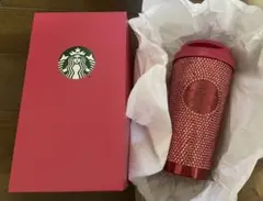 スターバックス　ラインストーン　タンブラー　バレンタイン2026★