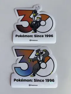 ☆期間限定☆ 韓国 ポケモン 30周年 ルクシオ レントラー 2枚セット