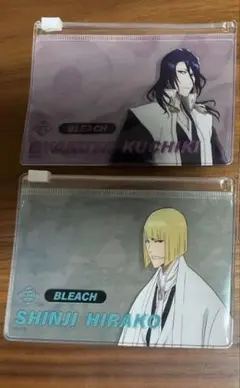 BLEACH 平子真子 朽木白哉 ミニクリアケース サンキューマート