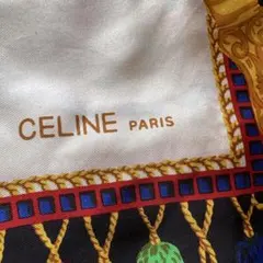 CELINE カラフル シルクスカーフ