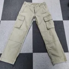 BACK NUMBER カーゴパンツ カーキ色のサムネイル