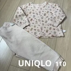 UNIQLO パジャマ　キルト　シルバニアファミリー110