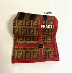 FENDI ズッカF柄 大判ハンカチor膝掛け ミニスカーフ 大判56cm