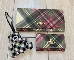 チェック柄 長財布 キーケース　Vivienneのサムネイル