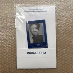 【RM】INDIGO weverse global ２形態購入特典 RM】INDIGO weverse global 2形態購入特典 - メルカリ
