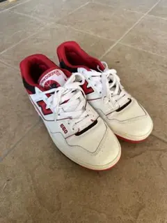 new balance BB550SE1 スニーカー　赤　白　26.0