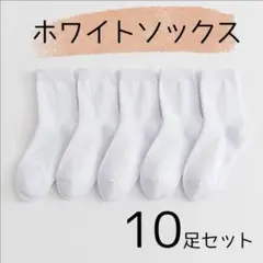 白ソックス レディース 10足セット 無地 靴下 スクールソックス 通学 通勤