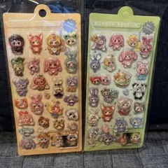 ベビースリー ボンボンドロップシール ウォーターシール 立体シール