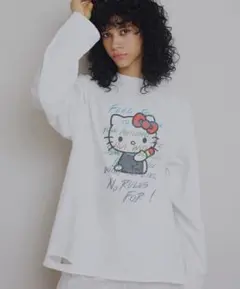 HELLO KITTY×Ameri EMBROIDERY SWEAT TOP - メルカリ