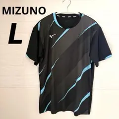 MIZUNO ミズノ　テニス・バドミントンゲームシャツL ブラック　半袖　ユニ