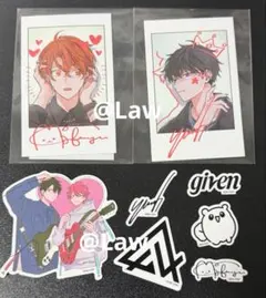 ギヴン　原作グッズコレクション　第2弾 アクキー　ステッカー　りつまふ②