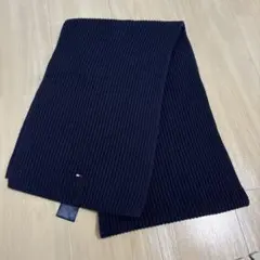 Tommy Hilfiger リブ編みマフラー ネイビーのサムネイル