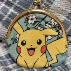 ポケモン　がま口コインケース　ピカチュウ
